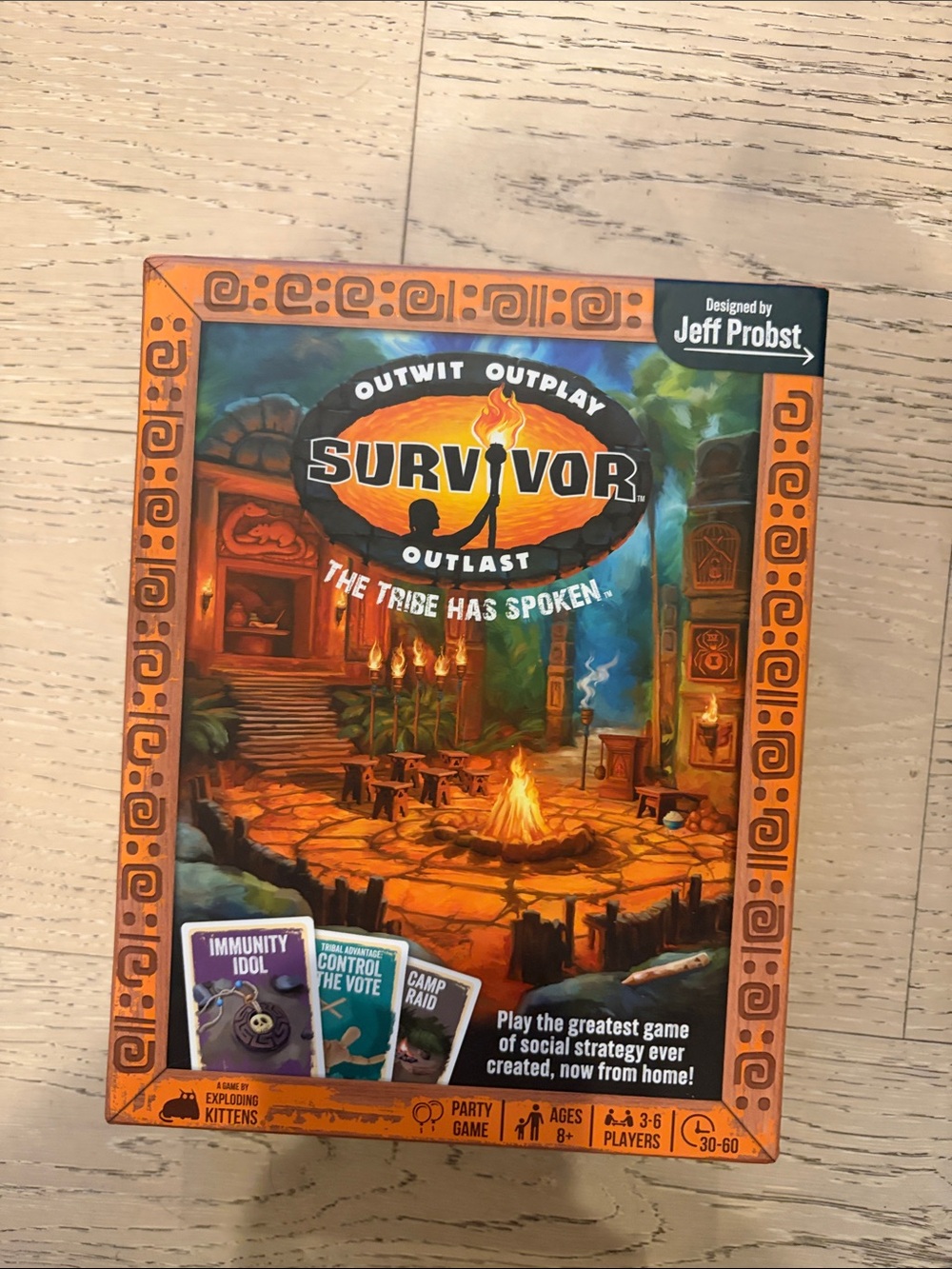Survivor Board Game (Orange) by